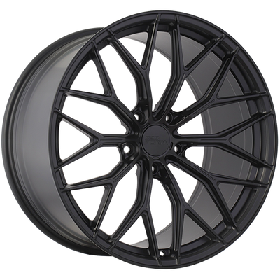 720 Form - GTC-R - Black - Satin Black - 20" x 8.5", 38 Offset, 5x130 (Bolt pattern), 71.6mm HUB