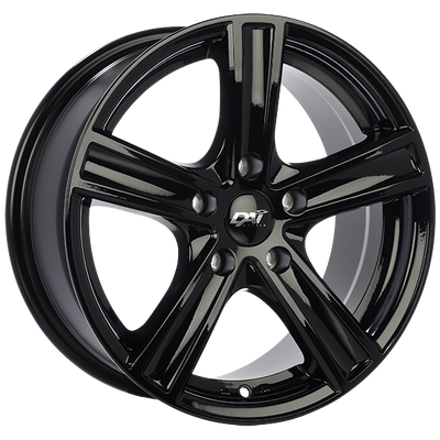 Dai Alloys - OE1 - Black - Gloss Black - 16" x 7", 38 Offset, 5x100 (Bolt pattern), 54.1mm HUB