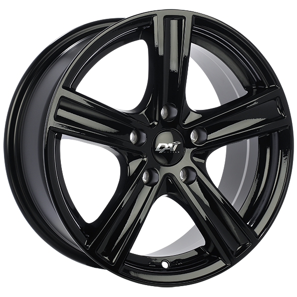 Dai Alloys - OE1 - Black - Gloss Black - 16" x 7", 38 Offset, 5x100 (Bolt pattern), 54.1mm HUB
