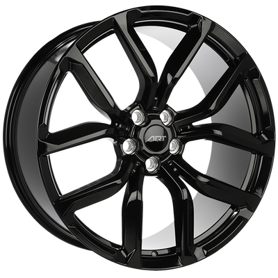 Art Replica Wheels - Replica 201 - Black - Gloss Black - 22" x 9.5", 45 Offset, 5x120 (Bolt pattern), 72.6mm HUB
