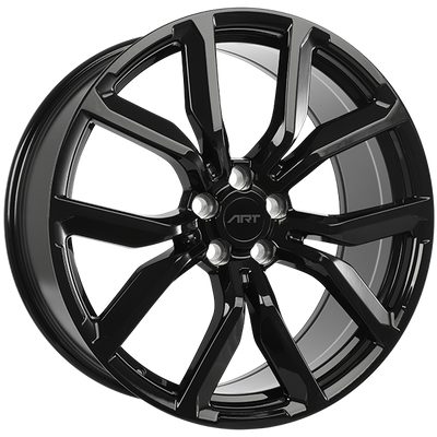 Art Replica Wheels - Replica 201 - Black - Satin Black - 22" x 10", 45 Offset, 5x120 (Bolt pattern), 72.6mm HUB