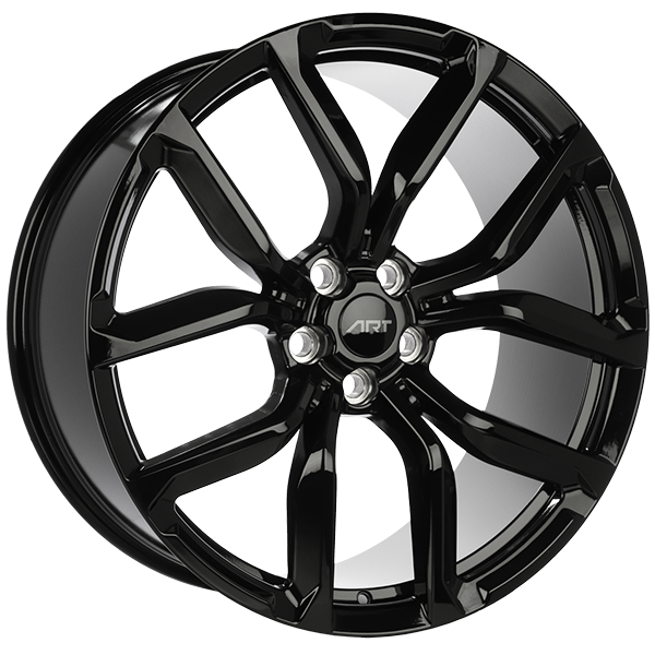 Art Replica Wheels - Replica 201 - Black - Gloss Black - 22" x 9.5", 45 Offset, 5x120 (Bolt pattern), 72.6mm HUB