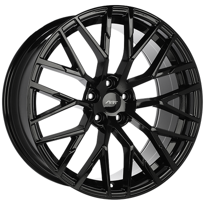 Art Replica Wheels - Replica 203 - Black - Gloss Black - 21" x 9.5", 25 Offset, 5x112 (Bolt pattern), 66.5mm HUB