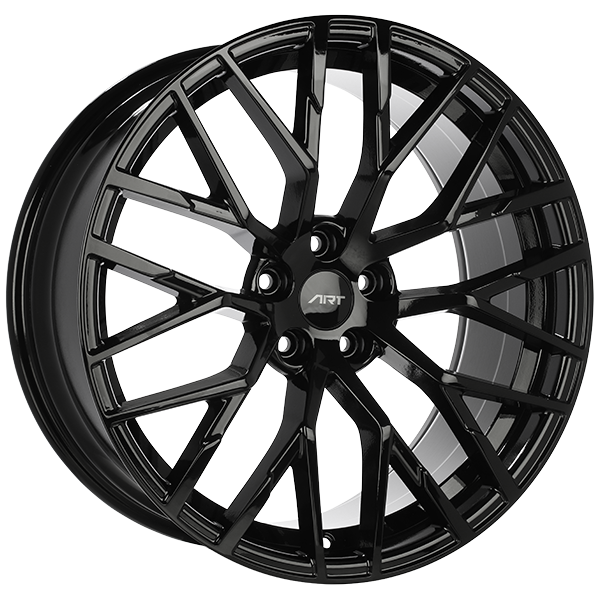 Art Replica Wheels - Replica 203 - Black - Gloss Black - 21" x 9.5", 25 Offset, 5x112 (Bolt pattern), 66.5mm HUB