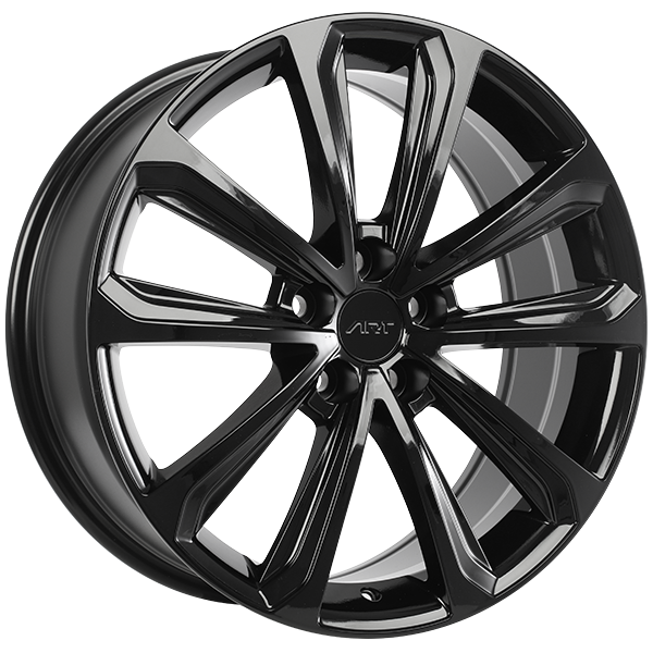 Art Replica Wheels - ELEMENT - Black - Satin Black - 19" x 8", 45 Offset, 5x108 (Bolt pattern), 63.40mm HUB