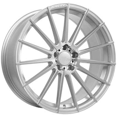 720 Form - FF12 - Silver - Silver - Machined Face - 20" x 9", 25 Offset, 5x112 (Bolt pattern), 66.6mm HUB