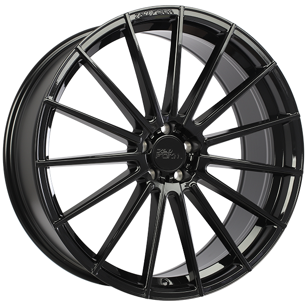 720 Form - FF12 - Black - Gloss Black - 20" x 9", 35 Offset, 5x114.3 (Bolt pattern), 73.10mm HUB