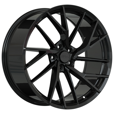 720 Form - FF17 - Black - Gloss Black - 20" x 9", 35 Offset, 5x114.3 (Bolt pattern), 73.1mm HUB