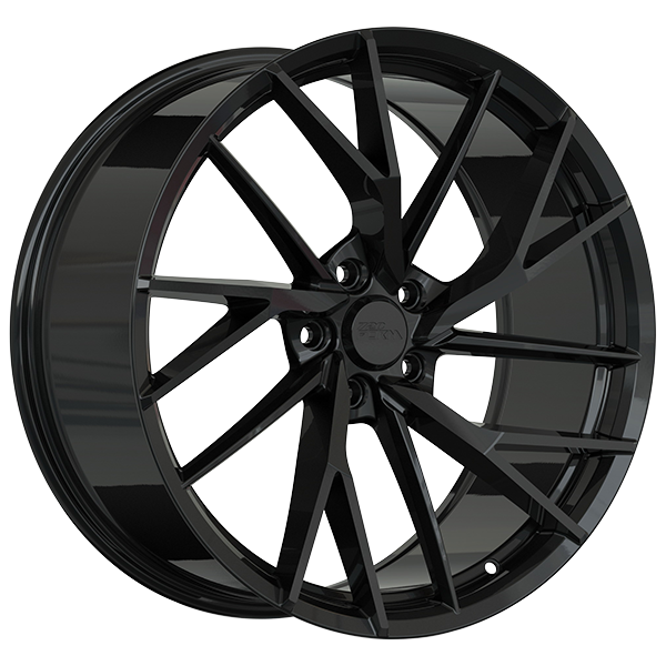 720 Form - FF17 - Black - Gloss Black - 20" x 9", 35 Offset, 5x114.3 (Bolt pattern), 73.1mm HUB