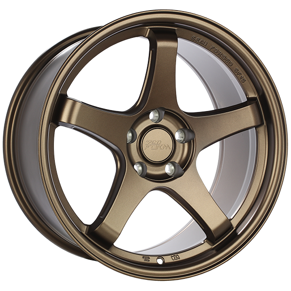 720 Form - FF6 - Bronze - Satin Bronze - 17" x 7.5", 35 Offset, 5x114.3 (Bolt pattern), 73.10mm HUB