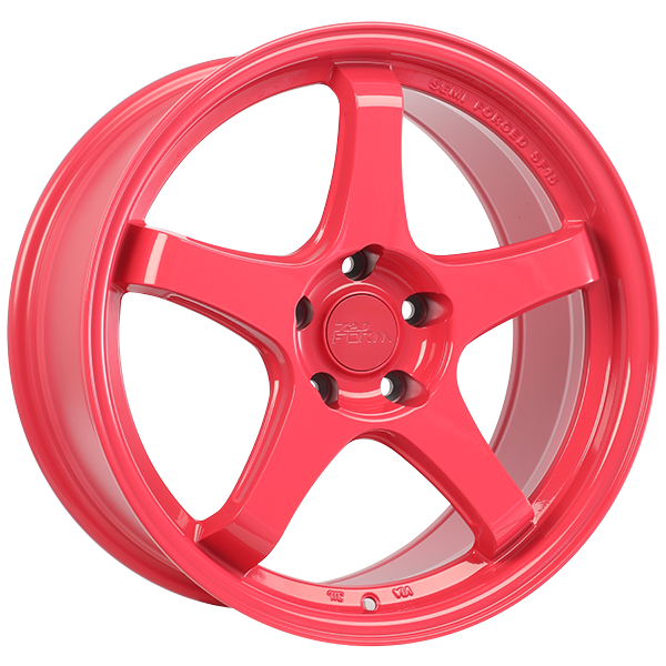 720 Form - FF6 - Bubble Gum Pink - 17" x 7.5", 35 Offset, 5x114.3 (Bolt pattern), 73.1mm HUB