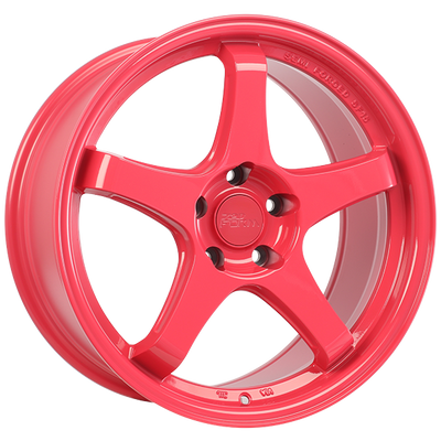 720 Form - FF6 - Bubble Gum Pink - 18" x 8.5", 35 Offset, 5x114.3 (Bolt pattern), 73.1mm HUB