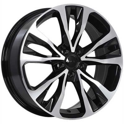 Art Replica Wheels - Replica 126 - Black - Gloss Black - Machined Face - 16" x 6.5", 40 Offset, 5x100 (Bolt pattern), 54.1mm HUB