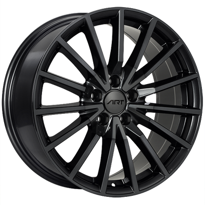 Art Replica Wheels - Replica 128 - Black - Gloss Black - 19" x 8.5", 28 Offset, 5x112 (Bolt pattern), 66.5mm HUB