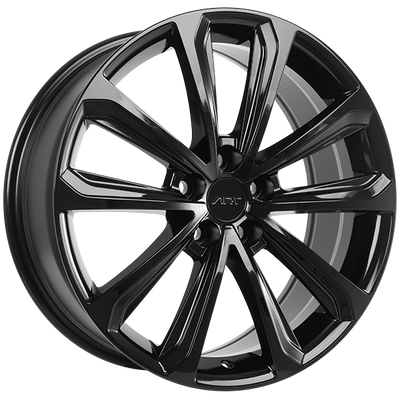Art Replica Wheels - ELEMENT - Black - Gloss Black - 20" x 8.5", 45 Offset, 5x114.3 (Bolt pattern), 67.1mm HUB