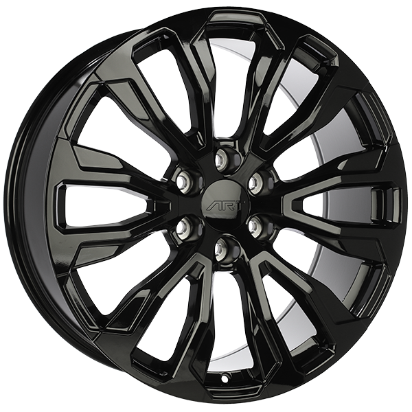 Art Replica Wheels - Replica 271 - Black - Gloss Black - 22" x 9", 31 Offset, 6x139.7 (Bolt pattern), 77.8mm HUB