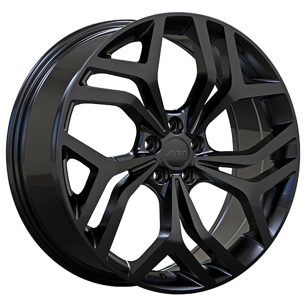 Art Replica Wheels - Replica 334 - Black - Gloss Black - 20" x 8", 40 Offset, 5x108 (Bolt pattern), 63.4mm HUB