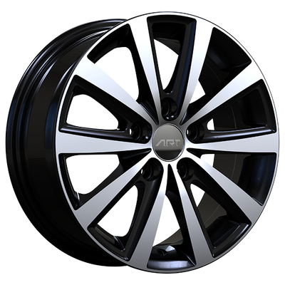 Art Replica Wheels - Replica 335 - Black - Gloss Black - Machined Face - 15" x 6", 38 Offset, 5x112 (Bolt pattern), 57.1mm HUB