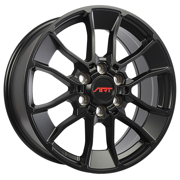 Art Replica Wheels - Replica 336 - Black - Satin Black - 18" x 8", 50 Offset, 6x139.7 (Bolt pattern), 95.1mm HUB