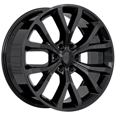 Art Replica Wheels - Replica 351 - Black - Gloss Black - 20" x 9.5", 44 Offset, 6x135 (Bolt pattern), 87.1mm HUB