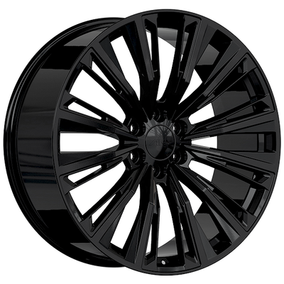 Art Replica Wheels - Replica 355 - Black - Gloss Black - 24" x 10", 31 Offset, 6x139.7 (Bolt pattern), 77.8mm HUB