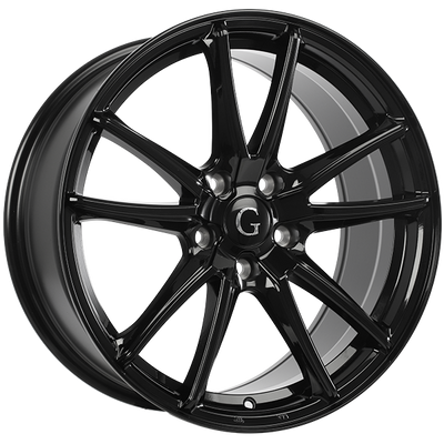 Ghost Wheels - Ghost - Black - Gloss Black - 15" x 6.5", 40 Offset, 4x100 (Bolt pattern), 73.1mm HUB