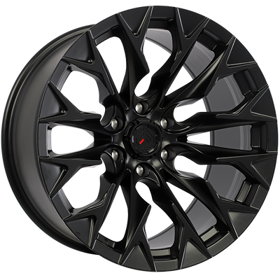 Forged Offroad - XR104 - Black - Satin Black - 20" x 10", -18 Offset, 6x135 (Bolt pattern), 87.10mm HUB