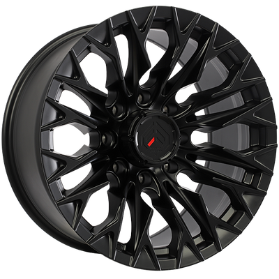 Forged Offroad - XR105 - Black - Satin Black - 20" x 10", -18 Offset, 8x170 (Bolt pattern), 125.10mm HUB