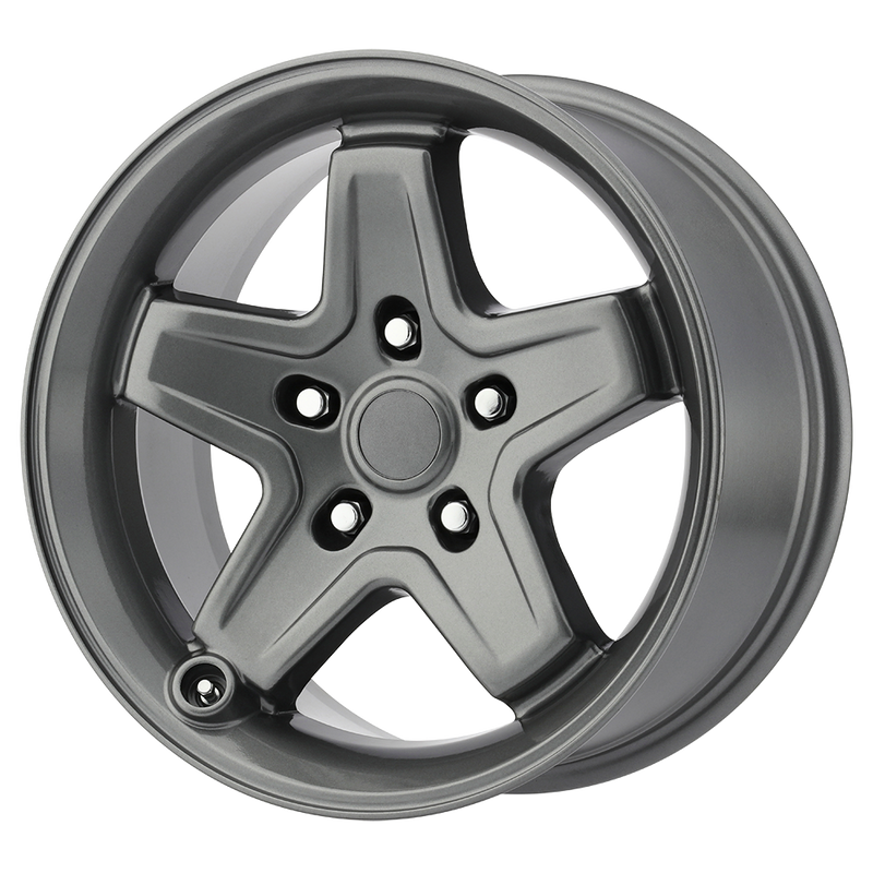 OE Creations - PR180 - Silver - Argent - 17" x 8.5", 10 Offset, 5x127 (Bolt Pattern), 72.6mm HUB