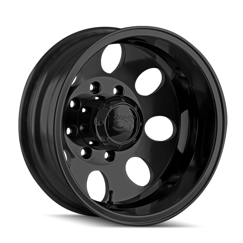 Ion Alloy - 167 - Black - MATTE BLACK - 17" x 6.5", -142 Offset, 8x210 (Bolt Pattern), 154.2mm HUB