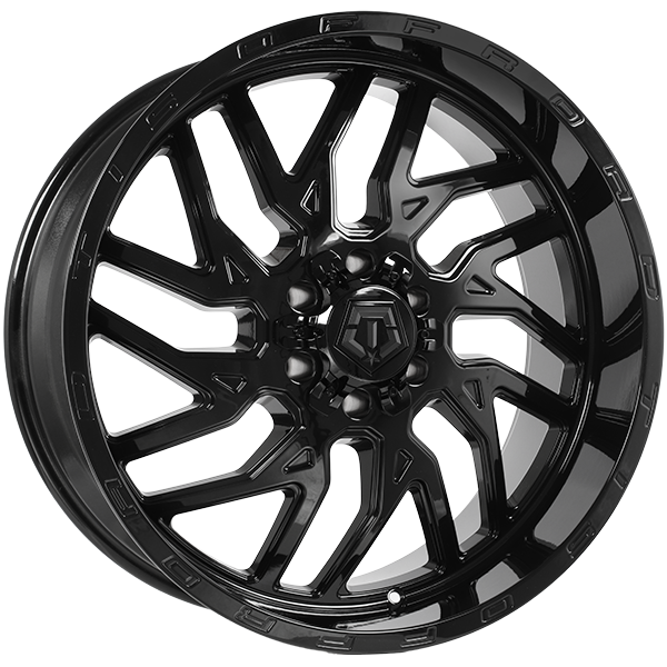 TIS Wheels - 544B - Black - Gloss Black - 22" x 10", -19 Offset, 6x135/139.7 (Bolt pattern), 108.10mm HUB