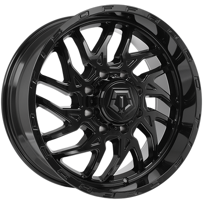 TIS Wheels - 544GB - Black - Gloss Black - 20" x 9", 1 Offset, 8x170 (Bolt pattern), 125.20mm HUB