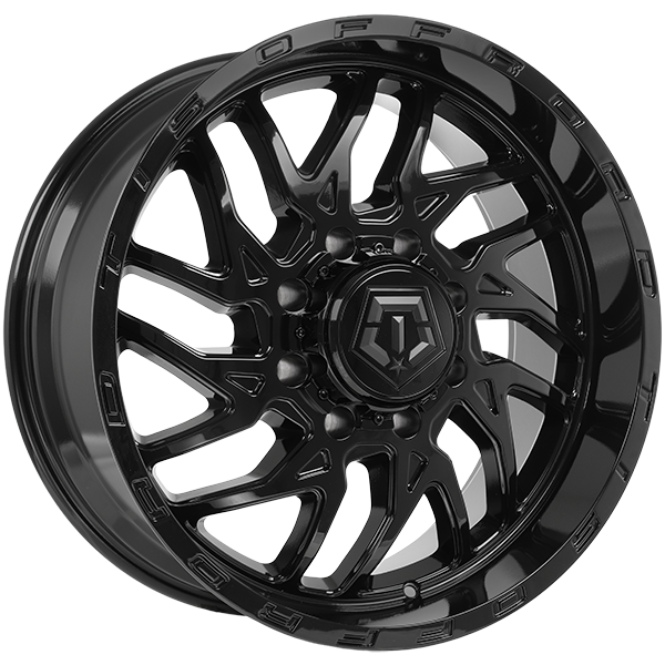 TIS Wheels - 544GB - Black - Gloss Black - 20" x 9", 1 Offset, 8x170 (Bolt pattern), 125.20mm HUB