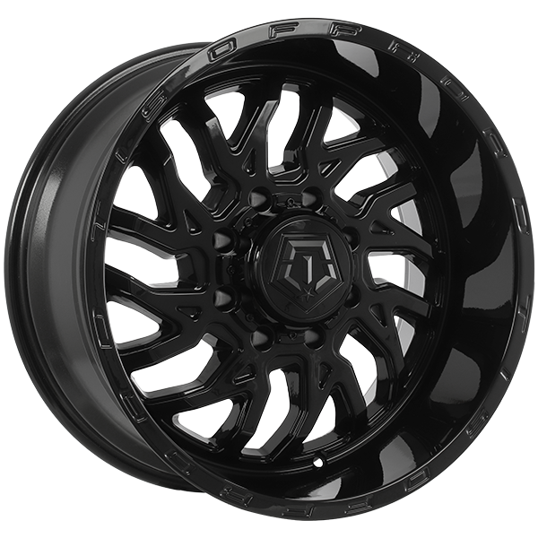 TIS Wheels - 544GB - Black - Gloss Black - 20" x 10", -25 Offset, 8x170 (Bolt pattern), 125.20mm HUB
