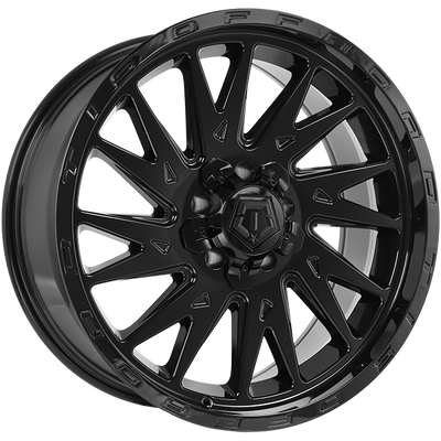 TIS Wheels - 547B - Black - Gloss Black - 20" x 9", 0 Offset, 5x127/139.7 (Bolt pattern), 78.10mm HUB