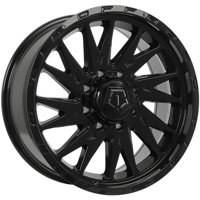 TIS Wheels - 547B - Black - Gloss Black - 20" x 9", 0 Offset, 8x165.1 (Bolt pattern), 125.20mm HUB