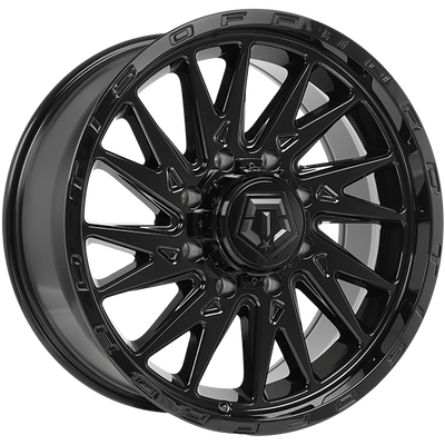 TIS Wheels - 547B - Black - Gloss Black - 20" x 9", 18 Offset, 8x180 (Bolt pattern), 124.30mm HUB