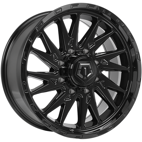 TIS Wheels - 547B - Black - Gloss Black - 20" x 9", 18 Offset, 8x180 (Bolt pattern), 124.30mm HUB