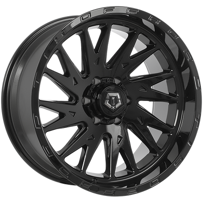 TIS Wheels - 547B - Black - Gloss Black - 20" x 10", -19 Offset, 6x135 (Bolt pattern), 87.10mm HUB