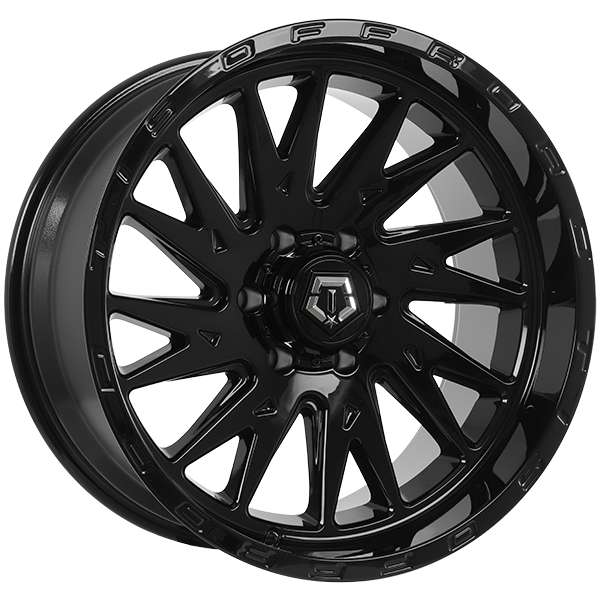 TIS Wheels - 547B - Black - Gloss Black - 20" x 10", -19 Offset, 6x139.7 (Bolt pattern), 106.10mm HUB
