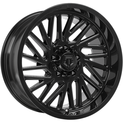 TIS Wheels - 553B - Black - Gloss Black - 20" x 10", -12 Offset, 5x127/139.7 (Bolt pattern), 87.10mm HUB