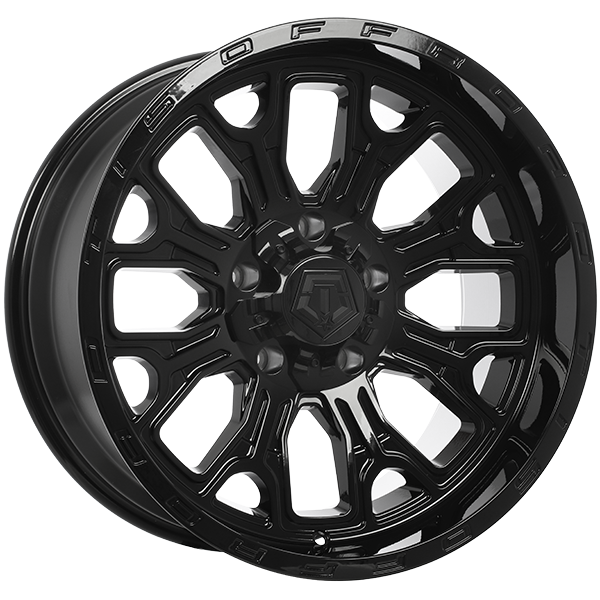 TIS Wheels - 560B - Black - Gloss Black - 20" x 10", -19 Offset, 5x139.7/150 (Bolt pattern), 110.10mm HUB