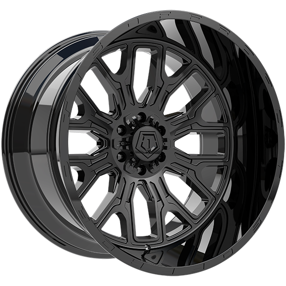 TIS Wheels - 560B - Black - Gloss Black - 20" x 10", -19 Offset, 6x135/139.7 (Bolt pattern), 106.10mm HUB