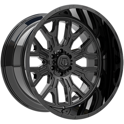 TIS Wheels - 560B - Black - Gloss Black - 20" x 12", -44 Offset, 5x139.7/150 (Bolt pattern), 110.10mm HUB