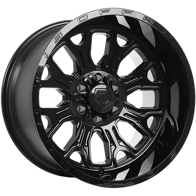 TIS Wheels - 560B - Black - Gloss Black - 20" x 12", -44 Offset, 6x135/139.7 (Bolt pattern), 106.10mm HUB