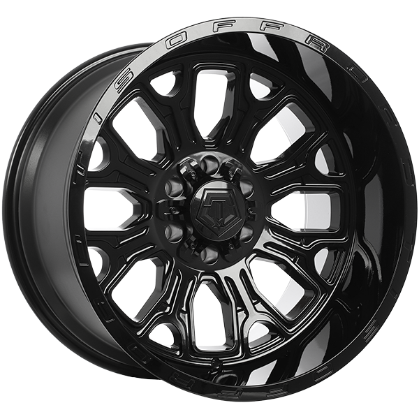 TIS Wheels - 560B - Black - Gloss Black - 20" x 12", -44 Offset, 6x135/139.7 (Bolt pattern), 106.10mm HUB