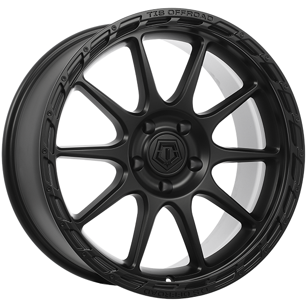TIS Wheels - 563B - Black - Satin Black - 20" x 9", 0 Offset, 5x127 (Bolt pattern), 78.10mm HUB