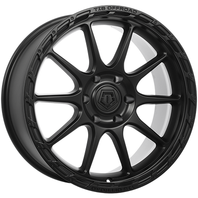 TIS Wheels - 563B - Black - Satin Black - 20" x 9", 0 Offset, 6x139.7 (Bolt pattern), 106.10mm HUB