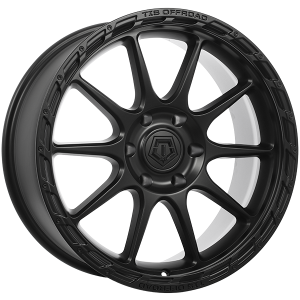 TIS Wheels - 563B - Black - Satin Black - 20" x 9", 0 Offset, 6x139.7 (Bolt pattern), 106.10mm HUB
