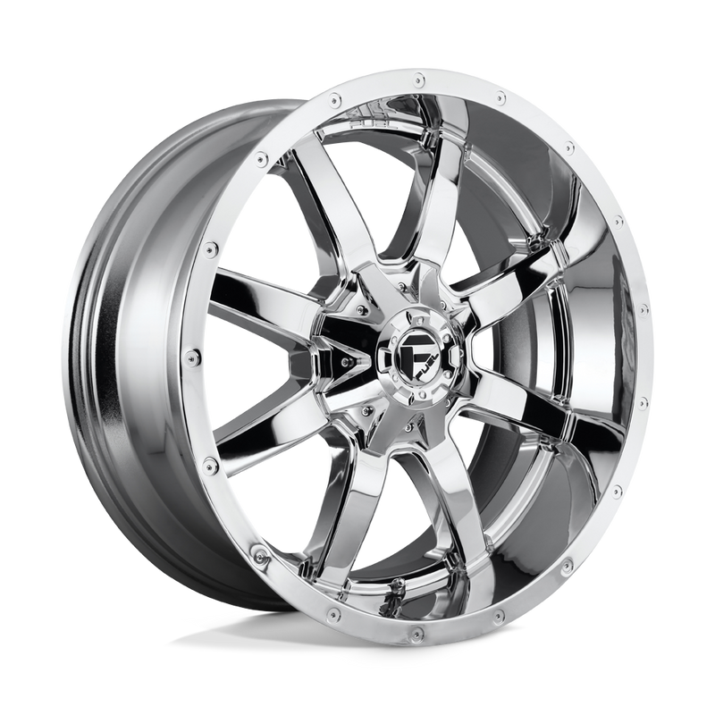 Fuel - D536 MAVERICK - Polished - CHROME PLATED - 22" x 10", 10 Offset, 8x170 (Bolt Pattern), 125.1mm HUB
